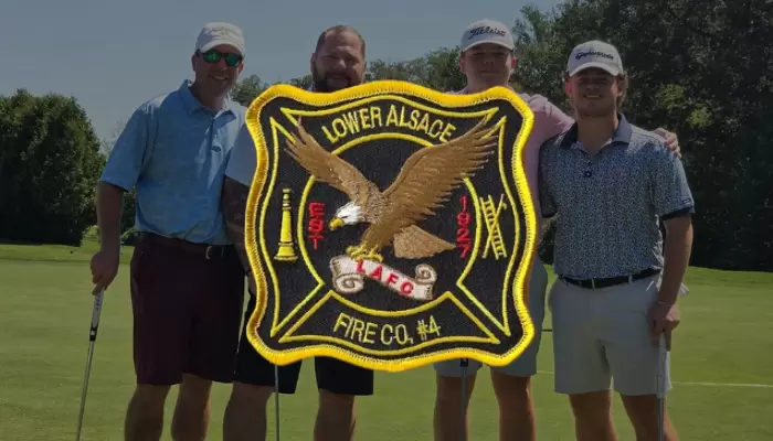 JB Plumbing supporting a local charity golf tournament