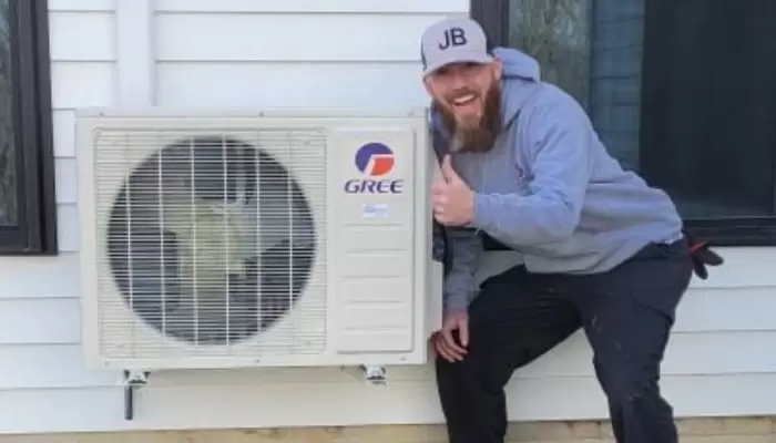 JB Plumbing HVAC technician performing seasonal tune-up in Reading PA