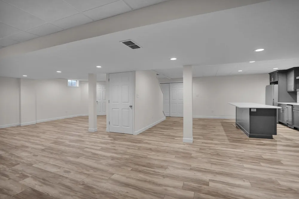 Interior construction remodel completed by JB Plumbing HVAC in a Berks County home